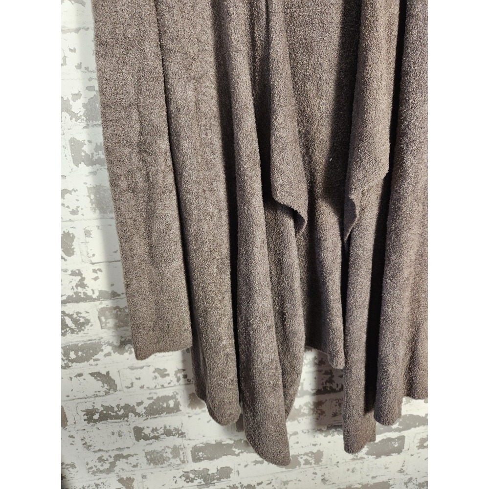 Barefoot Dreams Cardigan Womens S/M Brown CozyChic Lite Open Front Wrap Lounge - Picture 6 of 16